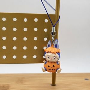 Labubu Fall Pumpkin Phone Charm